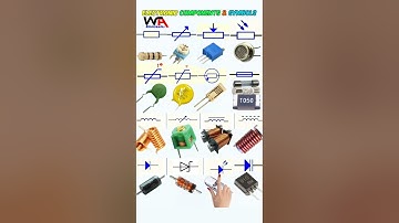 Basic Electronics Components and Their Symbols #electronicscomponents #diyelectronics