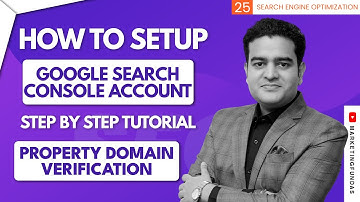 How to Set up Google Search Console for your Website | Domain Property and URL Prefix Property