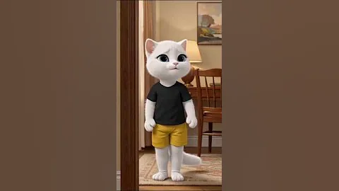 Video 10497581: mom cat, mom cat funny, wild cat, cat home, little cat, boy cat