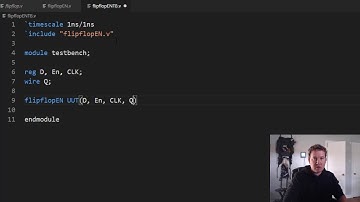 Implementing a Flip-Flop with Enable in Verilog