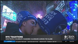 Celebrating new year's by watching the ball drop is a tradition among
millions, but not everyone welcomes next year same way. cbsn york's
nina ka...