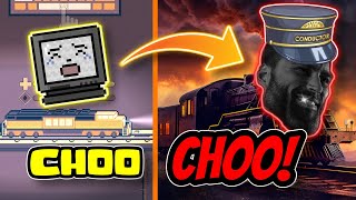 Upgrading a TRAIN to Survive ZOMBIE Apocalypse | Choo Choo Survivor
