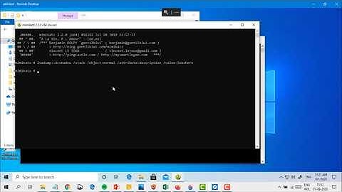 DCShadow attack on Active Directory (AD)