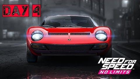 Day 4 Lamborghini Miura P400 SV Event | NFS No Limits
