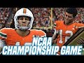 NCAA CHAMPIONSHIP GAME VS USC! Madden 20 Face Of the Franchise