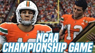 NCAA CHAMPIONSHIP GAME VS USC! Madden 20 Face Of the Franchise