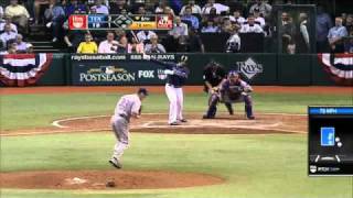 2010/10/12 Pena's final at-bat in 2010