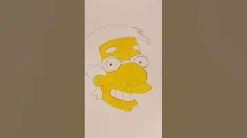 #simpsons #art #simpsonized Drawing Buff Milhouse