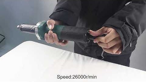 Die grinder speed change