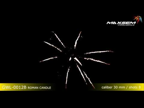 Видео: Римская свеча ROMAN CANDLE (8/1,2) GWL-0012B