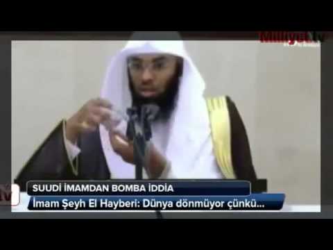 Suudi imam: dünya dönmüyor