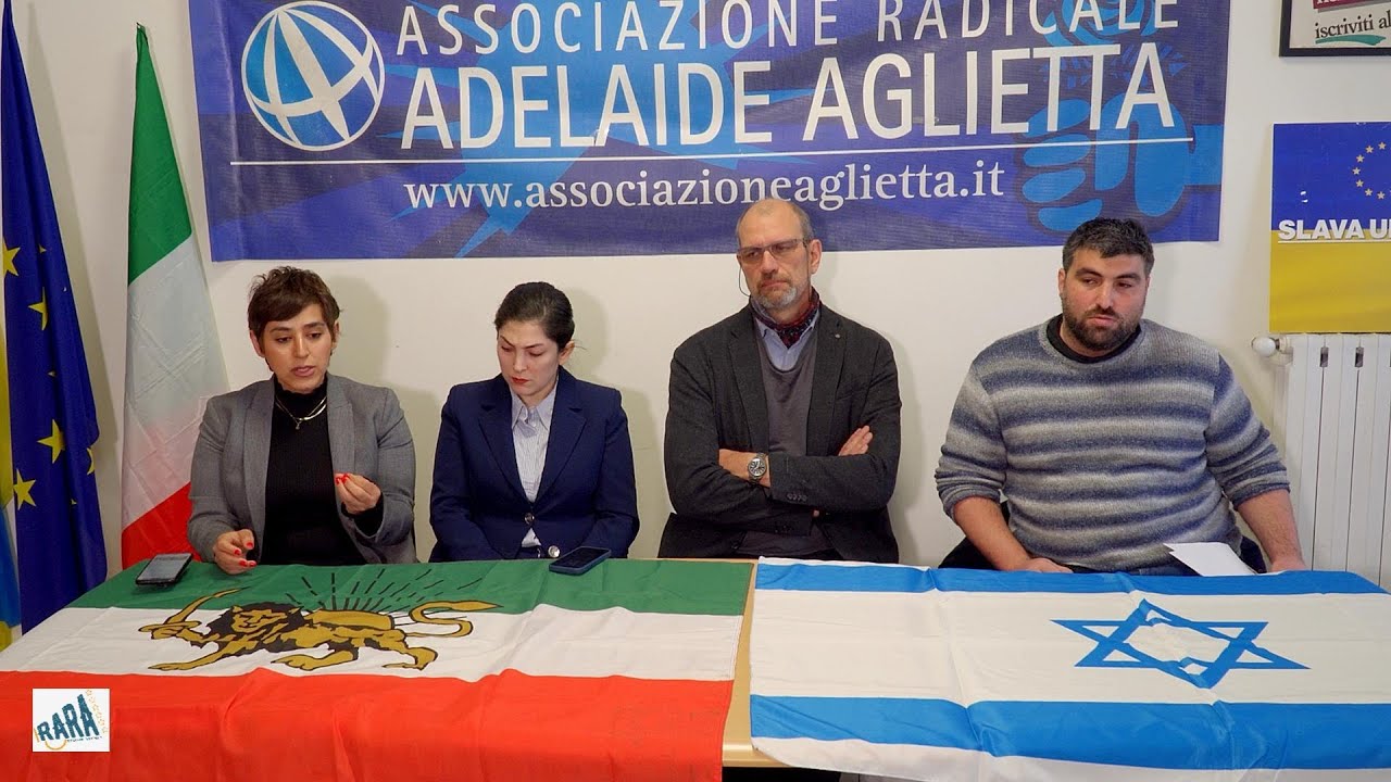 CONFERENZA STAMPA – IRANIANI IN SOLIDARIETA' AD ISRAELE E CONTRO IL REGIME TEOCRATICO IRANANIANO