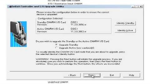 Upgrading a CHARMS I/O Card On-Line