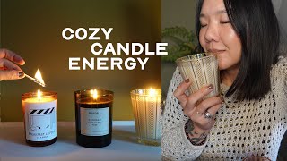 BEST FALL &amp; WINTER CANDLES: Woodsy, Baked Goods, Spiced, and Niche. My Top Candles for Gifting! #AD