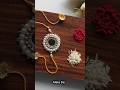 How to make handmade rakhi at home Diy rakhi making ideas rakhi craft #homemaderakhi #rakhimaking