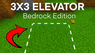 [EASY] 3x3 Elevator Tutorial for Minecraft Bedrock!