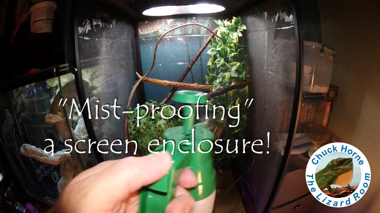 Mist Proofing A Reptibreeze Screen Enclosure!