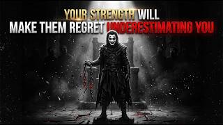 YOUR STRENGTH WILL MAKE THEM REGRET UNDERESTIMATING YOU. | DARK MOTIVATION