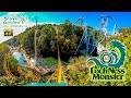 The Loch Ness Monster Roller Coaster Front Seat 4K POV Busch Gardens Williamsburg 2021 10 24