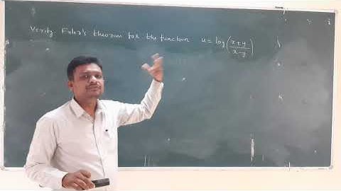 Partial derivative(Problems on Euler