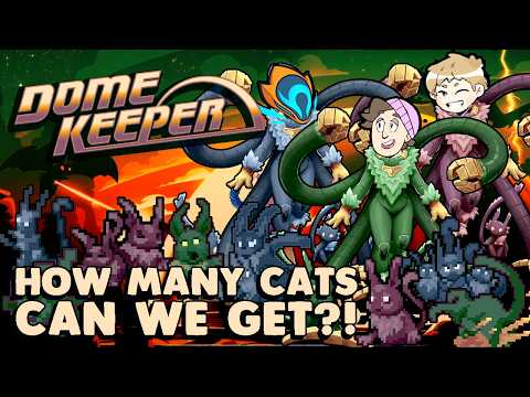 How Many CAT GOBLINS Can 3 BEAST MASTERS Get? - Dome Keeper Co-Op w @Wanderbots and @TimeToGrind