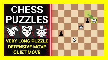 Chess Puzzles to Practice. Themes: Very long puzzle, Defensive move, Quiet move. Learn