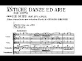 Capture de la vidéo O. Respighi - Ancient Airs And Dances, Suite No. 3 [Score Video]