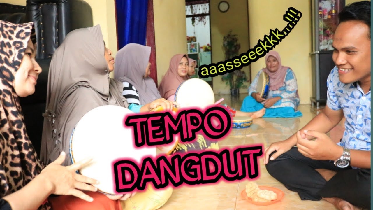 Dangdutan !!! Hari ke 5 ibu Ibu Belajar Nasyid Qasidah Rebana