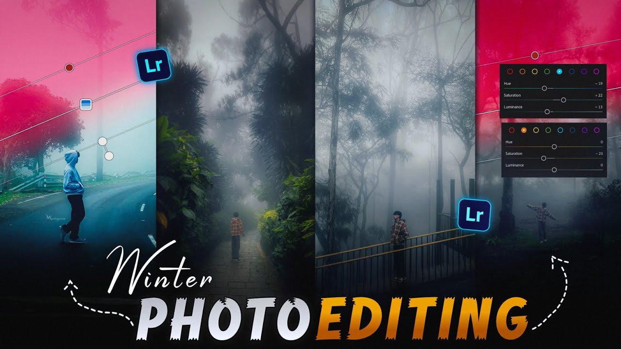 Cinematic Winter Fogi Photo Editing in Lightroom Winter Special Photo Editing Tutorial