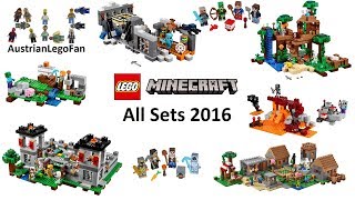 Lego Minecraft 2016 Compilation of all Sets