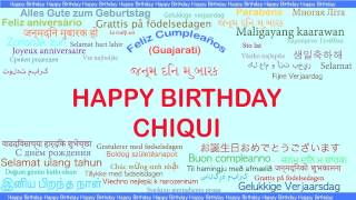 Chiqui   Languages Idiomas - Happy Birthday