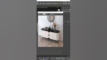 Table Modelling In 3ds Max | Esthetic Space Decor #shorts #youtubeshorts