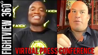  Anderson Silva vs Tito Ortiz VIRTUAL Press Conf: De La Hoya vs Belfort TRILLER 9/11 UNDERCARD!