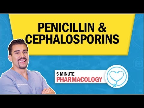 Pharmacology - Penicillin & Cephalosporins Antibiotics nursing RN PN NCLEX