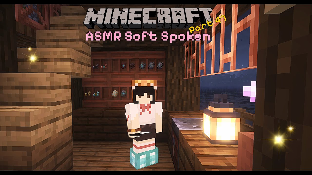 Minecraft ASMR ❤️- Building workshop for Toolsmith | Relaxing Longplay 😸 Part 47