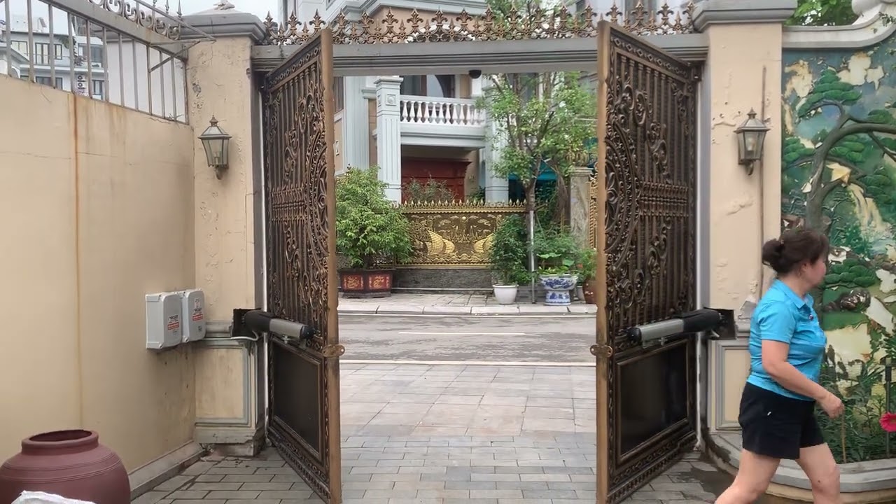 Bộ động cơ tay đòn 600k/1 cánh, lắp đặt bàn giao bởi Quang Tèo Cổng Tự Động