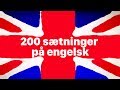 Lær engelsk: 200 sætninger på engelsk til begyndere