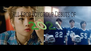 ALL Kpop Boygroup DEBUTS of 2021
