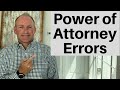 Eight Power Of Attorney Mistakes