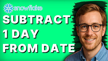 How to Subtract 1 Day from Date in Snowflake [2025 Guide]