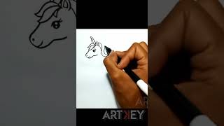 Drawing UNICORN #short