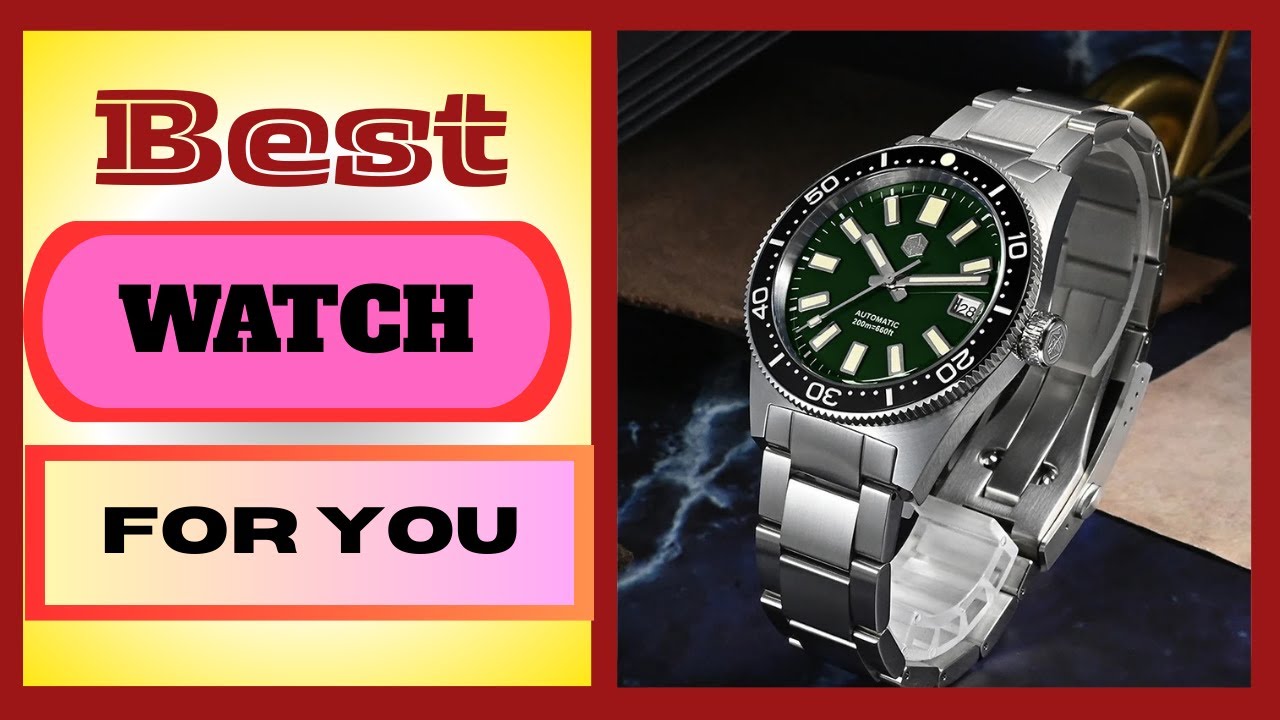 San Martin 62mas Diver Watch 39mm Classic NH35 Men Automatic Mechanical