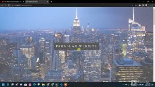 Parallax Effect Website using HTML & CSS | CSS Tips & Tricks | Parallax Effect