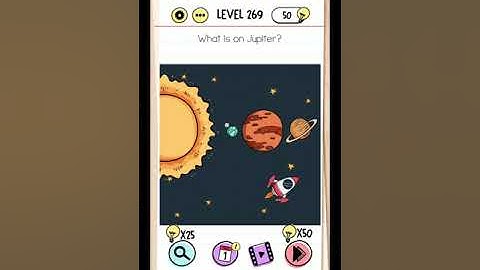 BRAIN TEST : TRICKY PUZZLE LEVEL 269 - WHAT IS ON JUPITER?