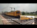 Rare capture  rail grinding machine  rgm  in action  indian railways  4k