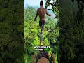 One slip and it’s game over…💀 #shorts #heights #survival #unbelievable lievable