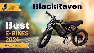 Black Raven | The Best E-Bike of 2024 | Super Speed | Best Mileage