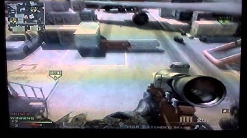 My First MW3 Trick Shot Hitmarker ! :(