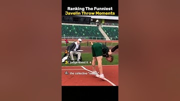 Ranking the Funniest Javelin Throw Moments 🤣 #funny