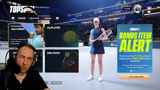 TOP SPIN 2K25  JOHN WICK  TENNIS PRO | PS5  Career  Part 2